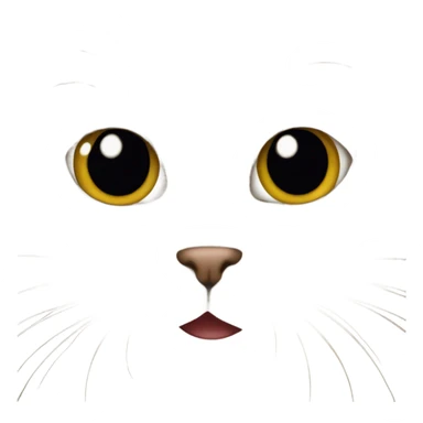 Sour cat face sticker