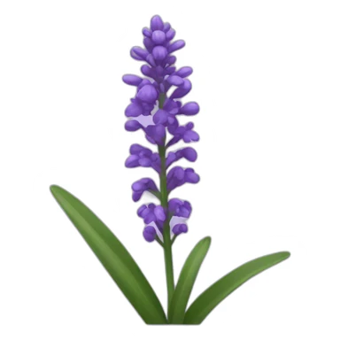 Lavander flower sticker