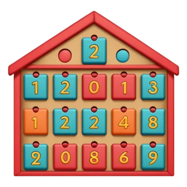 advent calendar sticker