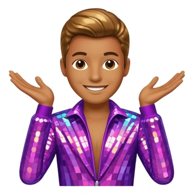 Disco, happy sticker