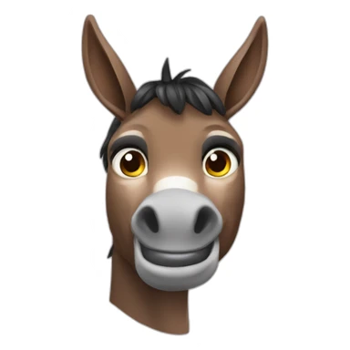 Bolsonaro as a donkey sticker