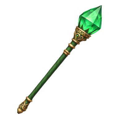 Green mage cane sticker
