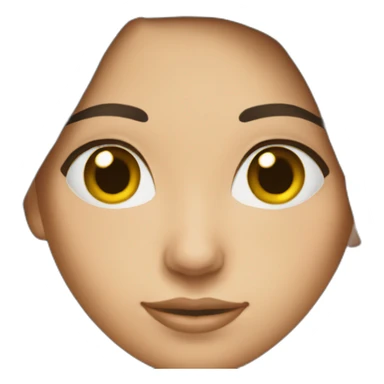 pretty-brunette-woman sticker