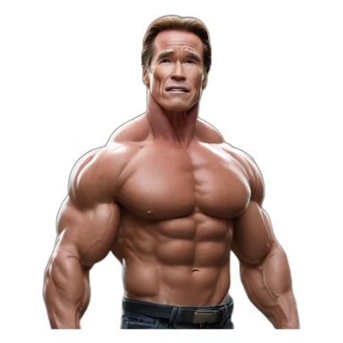 arnold schwarzenegger mimics shia labeouf meme sticker