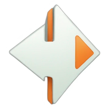 exit arrow sticker