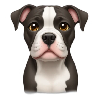 Pitbull French bulldog mix sticker