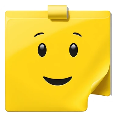 Post it note stationary  sticker