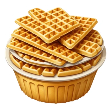 Waffle fries sticker