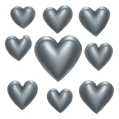 steel heart  sticker
