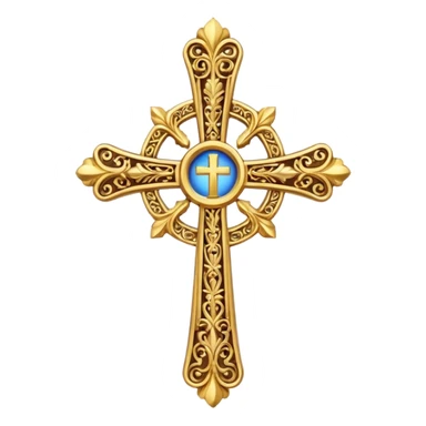 Create more catholic cross emojis more simple and clean but now Catholic  sticker