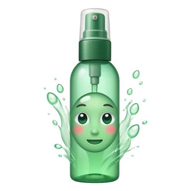 green skincare spray sticker