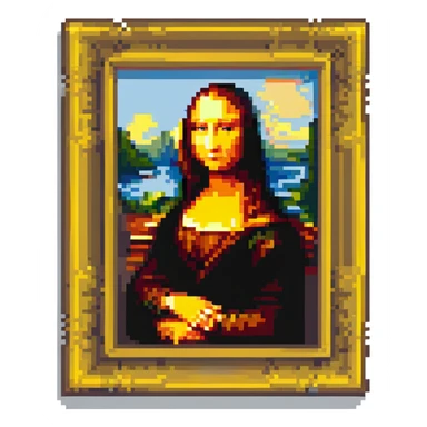 mona lisa sticker
