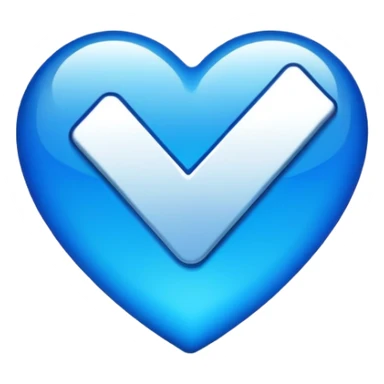 Made a emoji instagram Blu tick  sticker