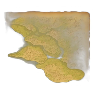 old paper map sticker