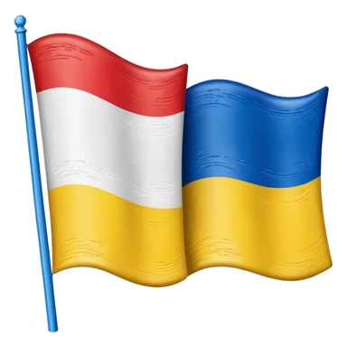 poland ukraine flag sticker