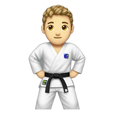 Judoka sticker