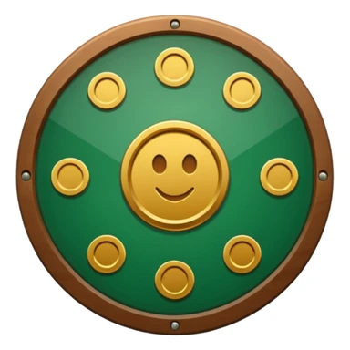 cible fléchette verte sticker