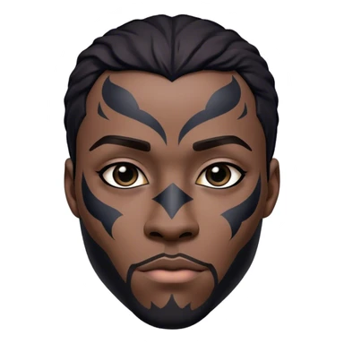 Black panther man sticker