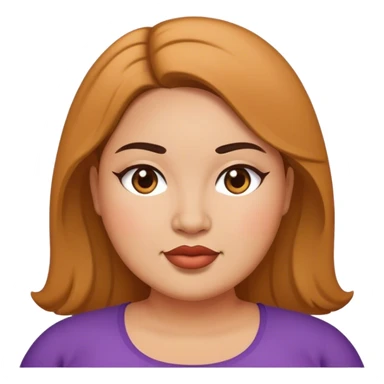 Plus size woman sticker