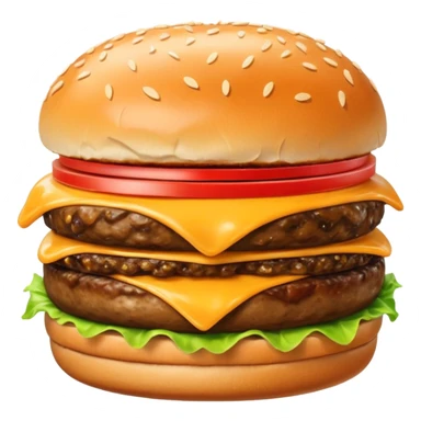 want the Gooey Cheeseburger in 5–20° gentle bird’s-eye angle

 sticker