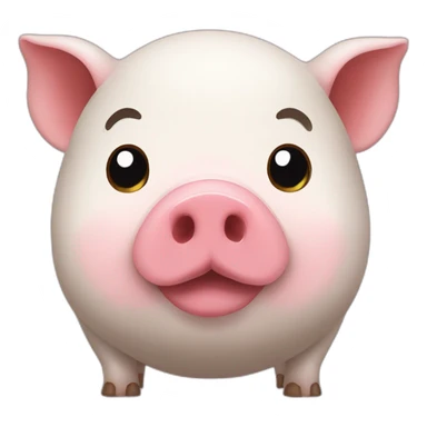 Japanese Katori Buta Pig sticker