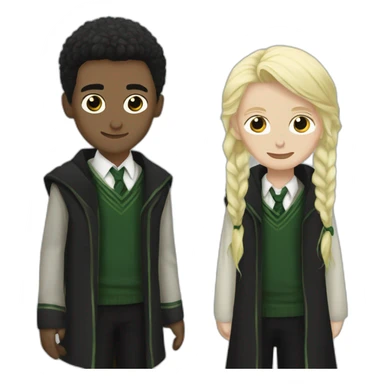 Harry Potter and Drack Malfoy sticker