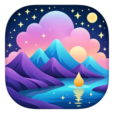 dream at night sticker