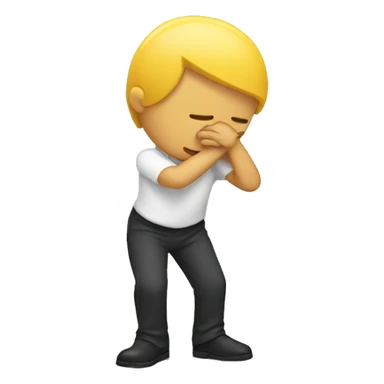 A person bowing down to an audience  sticker