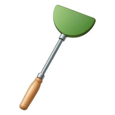 cartoon garden dibber with wooden handle sticker