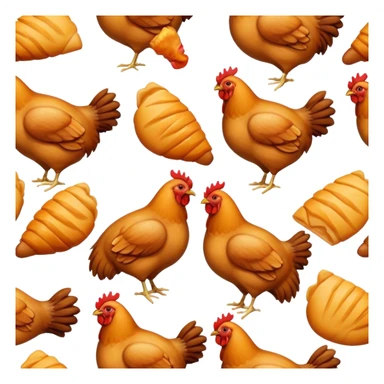 tiras de pollo sticker