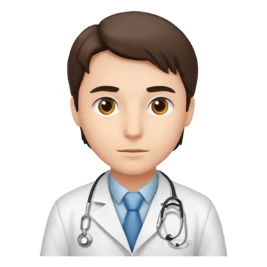 A doctor creating a protocol sticker