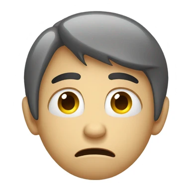 stressed anxious scared person sticker