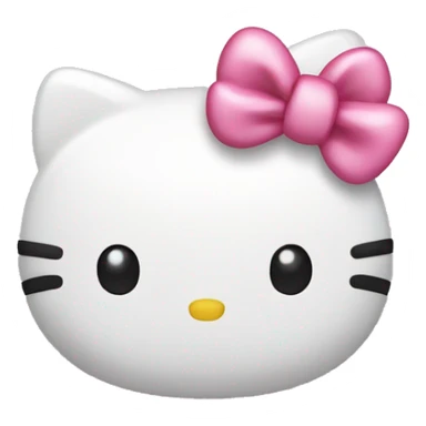 Hello kitty bow  sticker