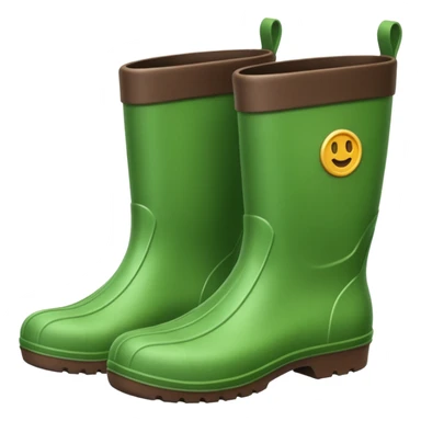 garden boots sticker