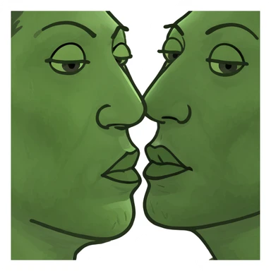 Kissing  sticker