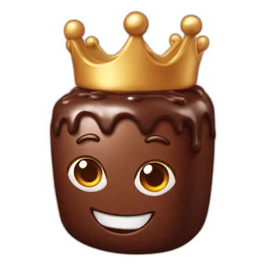 chocolatine with crown sticker