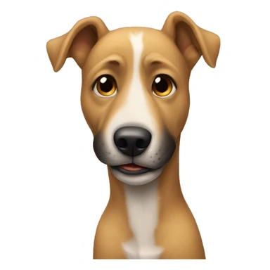 Un perro abrazando a una humana sticker