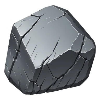 generate realistic aluminum ore sticker
