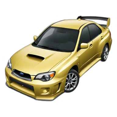 Subaru wrx 9 2006 sticker