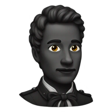 Un noir en 1800 sticker