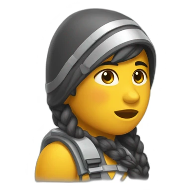 Chica a punto de llorar  sticker