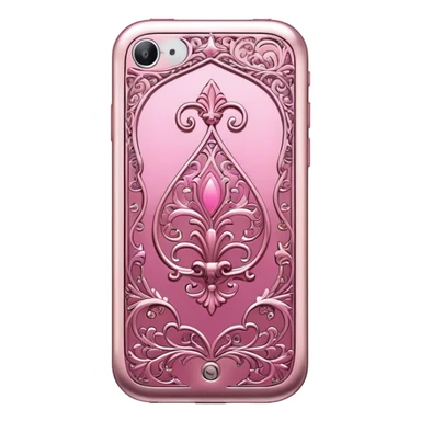 pink gothic smartphone sticker