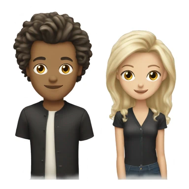 blonde girl with harry styles  sticker