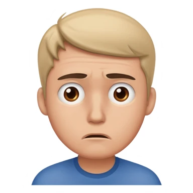 Overwhelmed man sticker