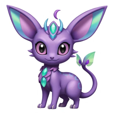 Meloetta-Delcatty-Espeon-Spyro-Toothless-Stitch-Pokémon-Fakémon-creature-hybrid sticker