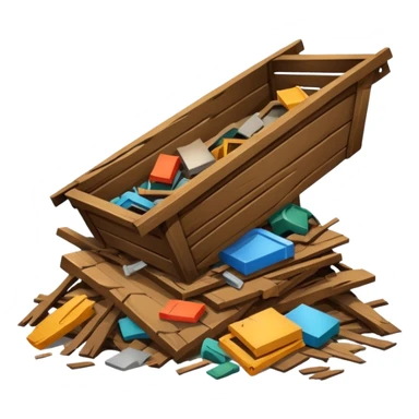 Waste furniture sticker