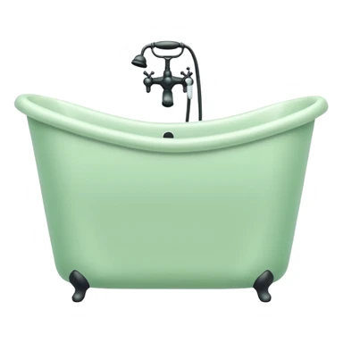 bath pastel green color sticker
