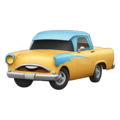 Pixar car DINOCO sticker