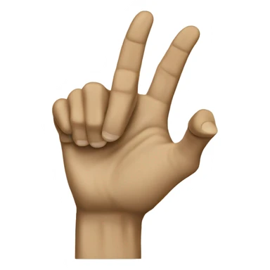 finger gun gesture made by yellow hand sticker