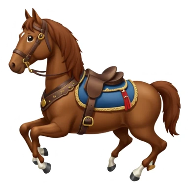 Horse with Cossack saddle sticker